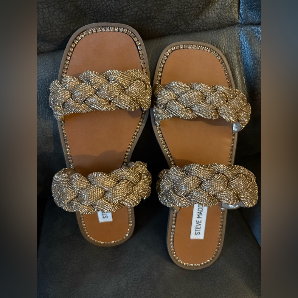 Steve Madden Newbie Braided Slide Sandals